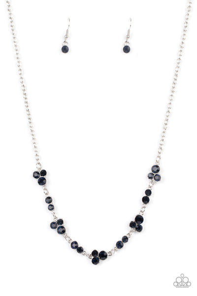 Gorgeously Glistening - Blue Necklace