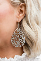Grapevine Grandeur Silver Earring
