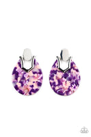 HAUTE Flash- Purple Earrings