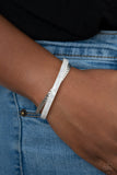 HAUTE On The Trail - White Bracelet