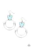 Happily Ever Hearts - Blue Earrings