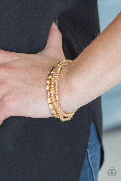 Hello Beautiful- Gold Bracelet