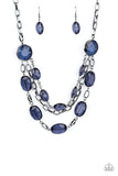 I Need a GLOW-cation - Blue Necklace