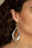 Industrial Imperfection Silver Earring