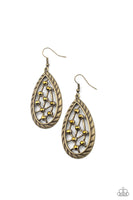 Industrial Incandescence - Brass Earrings