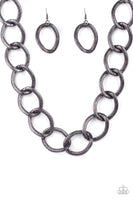 Industrial Intimidation - Gunmetal Necklace