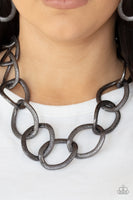 Industrial Intimidation - Gunmetal Necklace