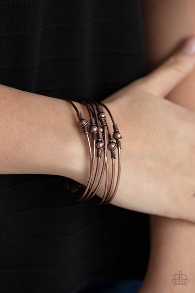 Industrial Intricacies - Copper Cuff Bracelet