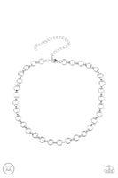 Insta Connection - Silver Choker Necklace