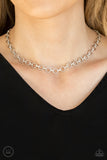 Insta Connection - Silver Choker Necklace