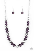 Jewel Jam - Purple Necklace