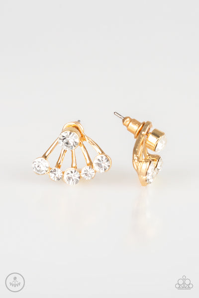 Jeweled Jubilee- Gold Earrings