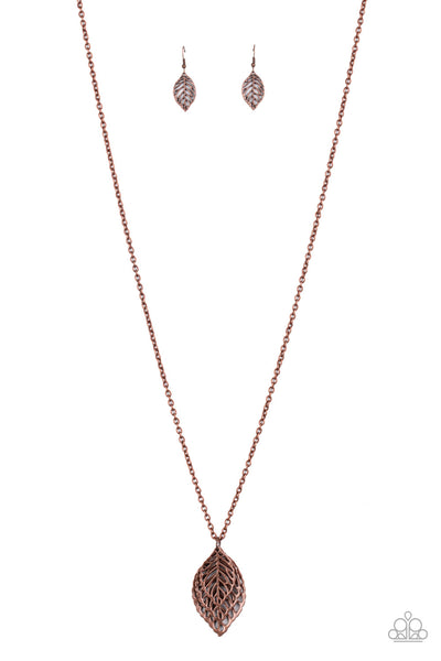 Just Be-LEAF - Copper Necklace