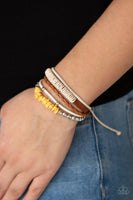 Keep At ROAM Temperature - Yellow Pullcord Bracelet