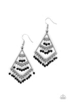 Kite Race Black Earring