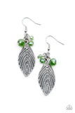 LEAF It To Fate - Green Earrings