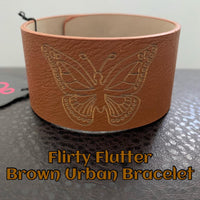 Flirty Flutter Brown Bracelet