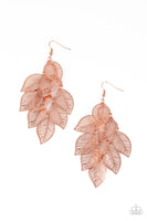 Limitlessly Leafy - Copper Earrings