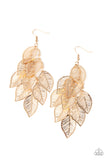 Limitlessly Leafy - Gold Earrings