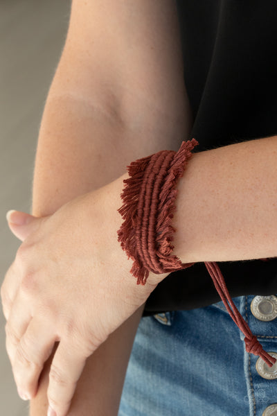 Make Yourself at HOMESPUN - Brown Bracelet