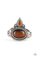 Malibu Mist Brown Moonstone Ring