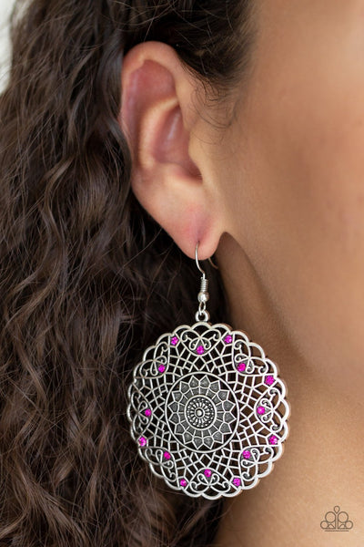 Mandala Mandalay Pink Earing