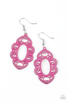 Mantras and Mandalas Pink Earring