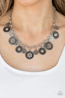 Meadow Masquerade - Silver Necklace