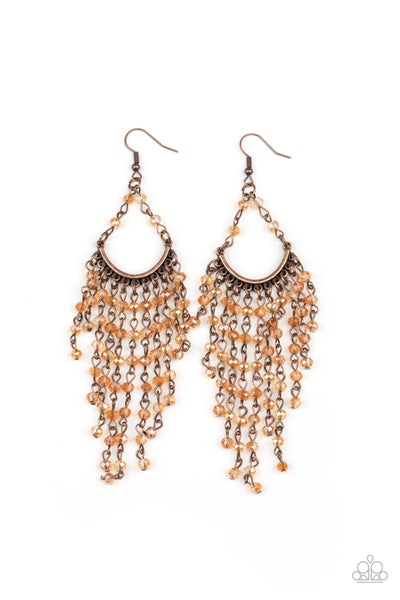 Metro Confetti - Copper Earrings