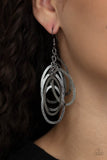 Mind OVAL Matter - Black Earrings