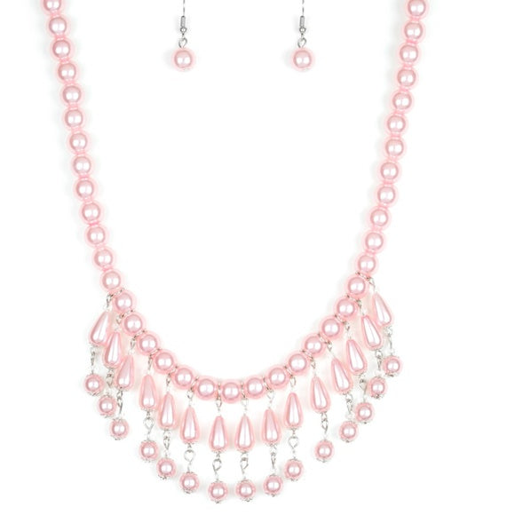 Miss Majestic- Pink Necklace