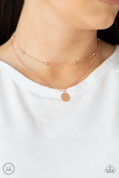 Modestly Minimalist - Copper Necklace