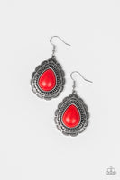 Mountain Mover - Red Earrings