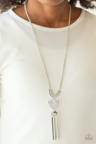 Confidently Cleopatra Silver Necklace