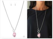 Optical Opulence Pink Necklace