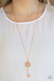 Keeping Secrets Copper Necklace