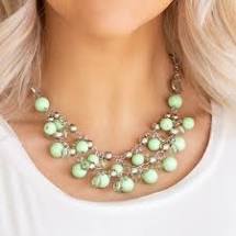 Seaside Soiree Green Necklace