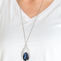 Notorious Noble Blue Necklace