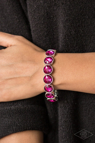 Number One Influence- Pink Bracelet Black Diamond