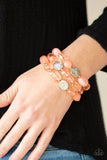 Oceanside Bliss - Orange Bracelet