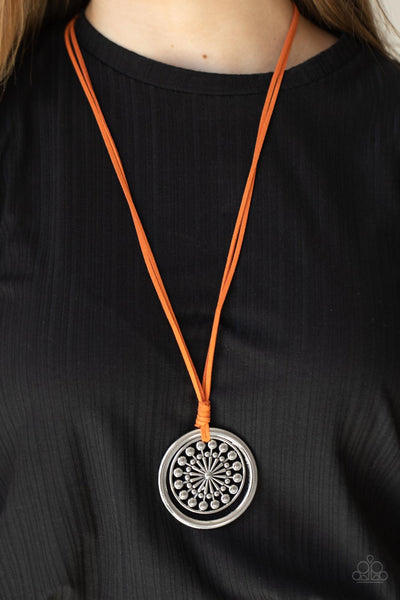 One MANDALA Show - Orange Necklace