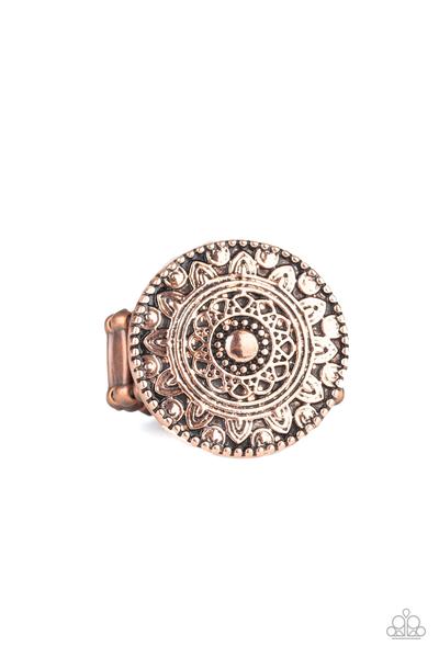 One in a Medallion Copper Ring