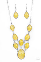 Opulently Oracle - Yellow Necklace