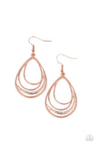 Outrageously Opulent Copper Earring