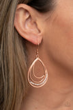 Outrageously Opulent Copper Earring