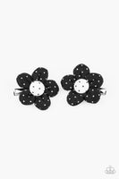 Polka Dotted Delight - Black Hair Clip