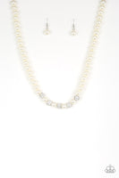 Posh Boss - White Necklace