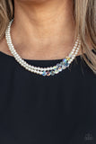 Poshly Petite - White Necklace