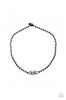 Pull The Ripcord - Black Choker Necklace