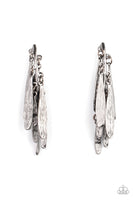 Pursuing The Plumes - Gunmetal Earrings